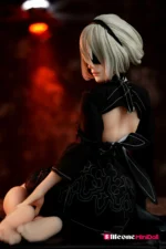 100cm 3ft3 BBW Anime Mini Sex Doll With BJD Head – Nier