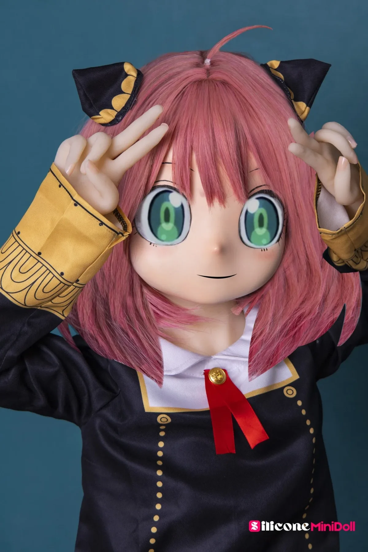 120cm 3ft11 Pink Hair Anime Sex Doll with PVC Head – Anya