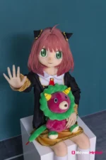 120cm 3ft11 Pink Hair Anime Sex Doll with PVC Head – Anya