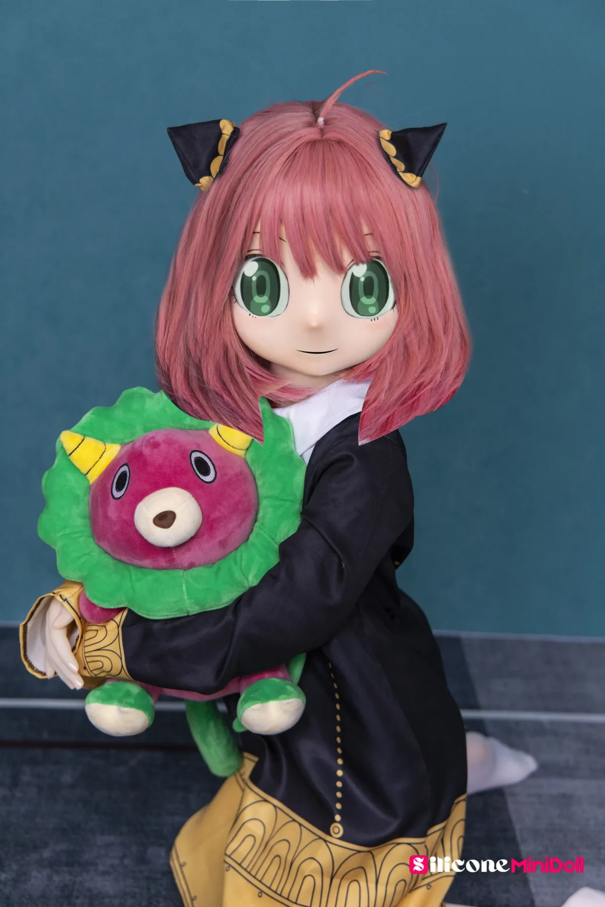120cm 3ft11 Pink Hair Anime Sex Doll with PVC Head – Anya