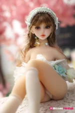 50cm 1ft7 American Tiny Sex Doll with PVC Head – Hien