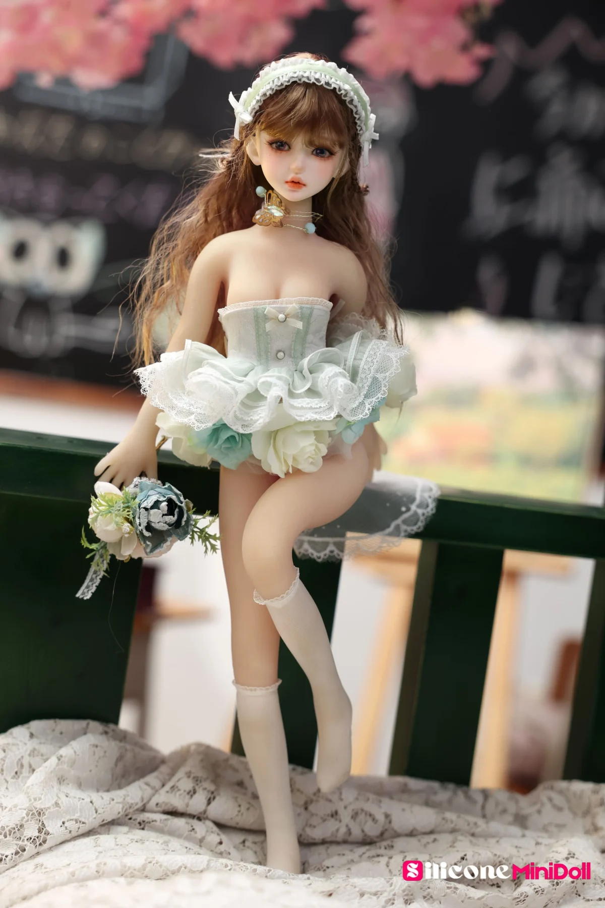 50cm 1ft7 American Tiny Sex Doll with PVC Head – Hien