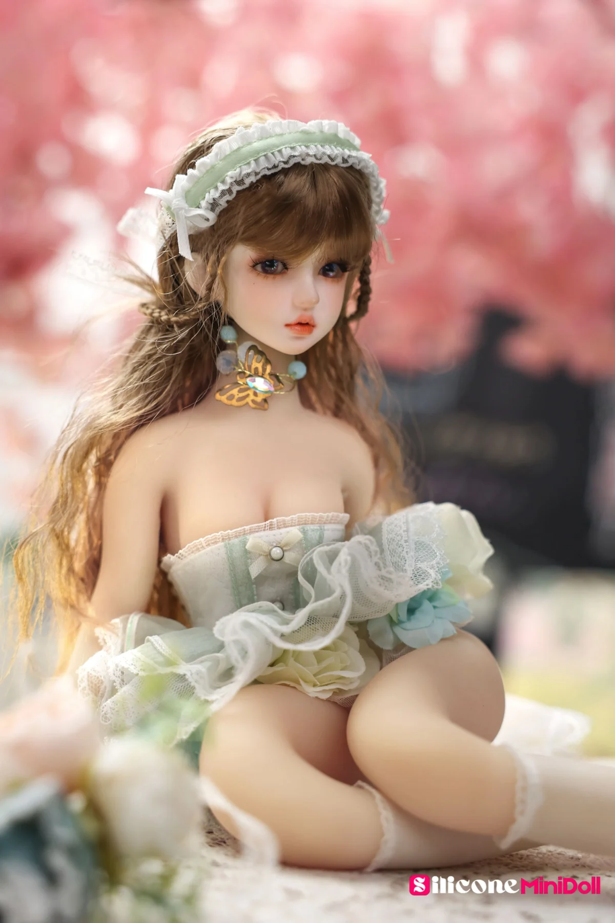 50cm / 1ft7 American Tiny Sex Doll with PVC Head – Hien - Image 8
