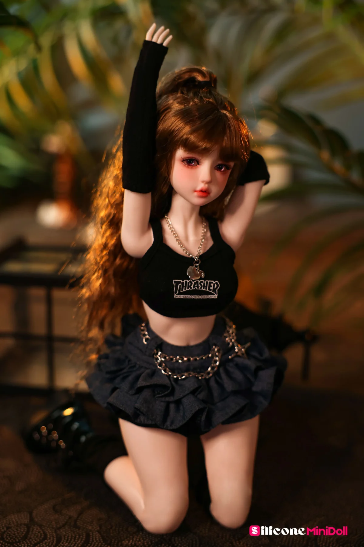 60cm 1ft11 Blonde Small Sex Doll with PVC Head – Lily