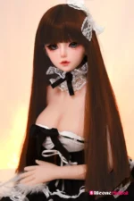 60cm 2ft Maid Busty Small Sex Doll with PVC Head – Bella