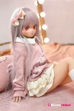 85cm 2ft9 White-Haired Anime Sex Doll with PVC Head – Aria