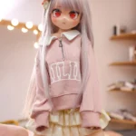 85cm 2ft9 White-Haired Anime Sex Doll with PVC Head – Aria