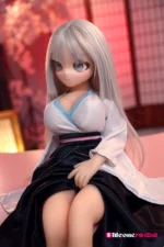 88cm 2ft10 Anime Busty Mini Sex Doll with PVC Head – Aria