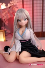 88cm 2ft10 Anime Busty Mini Sex Doll with PVC Head – Aria