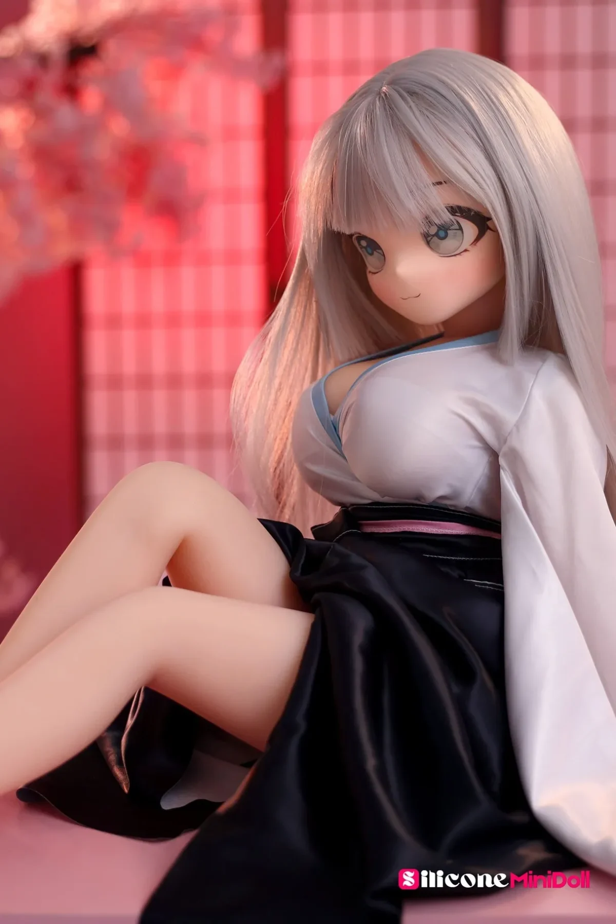 88cm 2ft10 Anime Busty Mini Sex Doll with PVC Head – Aria
