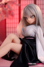 88cm 2ft10 Anime Busty Mini Sex Doll with PVC Head – Aria