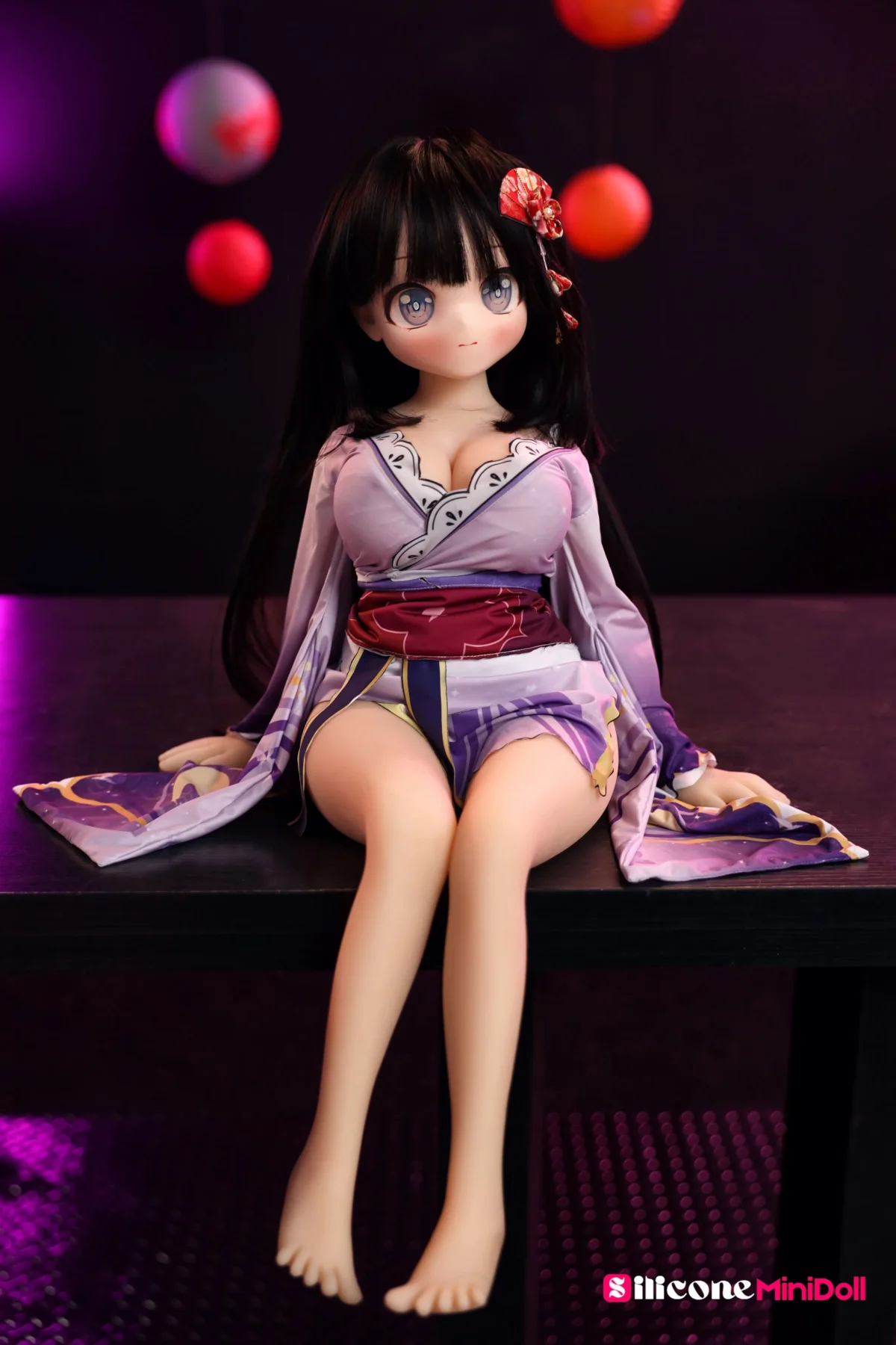88cm 2ft9 Big Breast Japanese Anime Sex Doll with PVC Head – Airi