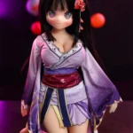 88cm 2ft9 Big Breast Japanese Anime Sex Doll with PVC Head – Airi