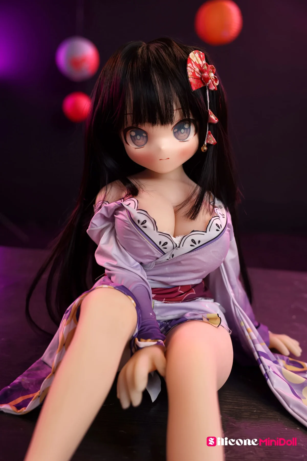 88cm 2ft9 Big Breast Japanese Anime Sex Doll with PVC Head – Airi
