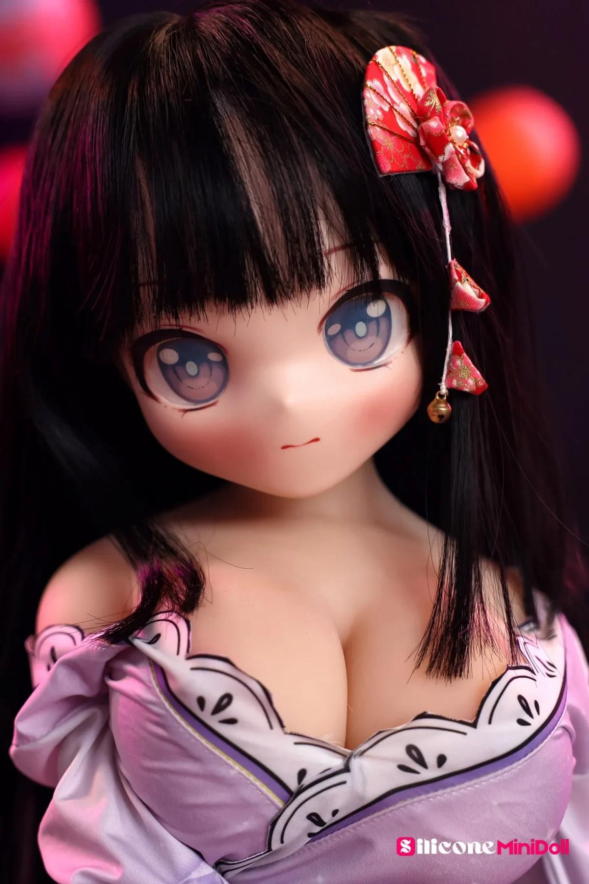 88cm 2ft9 Big Breast Japanese Anime Sex Doll with PVC Head – Airi