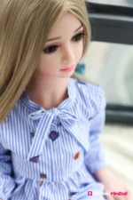 100cm / 3ft3 Blonde TPE Mini Sex Doll – Petrine - Image 2