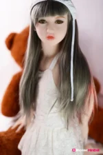 100cm / 3ft3 Flat Chested Cute Mini Doll – Emiko - Image 2