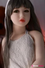 100cm / 3ft3 Flat Chested Cute Mini Doll – Emiko - Image 3