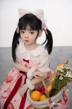 100cm / 3ft3 Flat Chested TPE Mini Sex Doll – Mikoto - Image 5