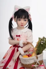 100cm / 3ft3 Flat Chested TPE Mini Sex Doll – Mikoto - Image 6