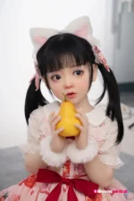 100cm / 3ft3 Flat Chested TPE Mini Sex Doll – Mikoto - Image 8
