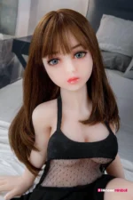 100cm / 3ft3 Long Hair TPE Mini Sex Doll – Aki