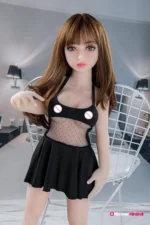 100cm / 3ft3 Long Hair TPE Mini Sex Doll – Aki - Image 23