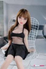 100cm / 3ft3 Long Hair TPE Mini Sex Doll – Aki - Image 24