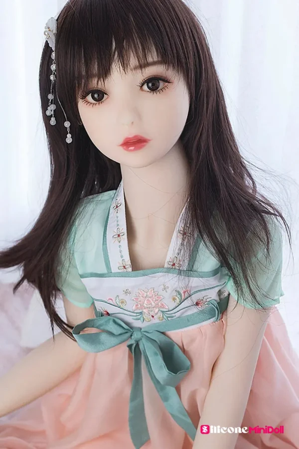 125cm / 4ft1 TPE Flat Chested Mini Sex Doll – Naira