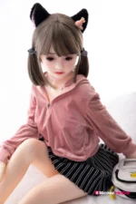 130cm / 4ft2 Flat Chested Mini Sex Doll – Merle - Image 2