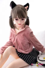 130cm / 4ft2 Flat Chested Mini Sex Doll – Merle - Image 3