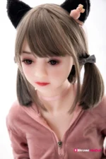 130cm / 4ft2 Flat Chested Mini Sex Doll – Merle - Image 4