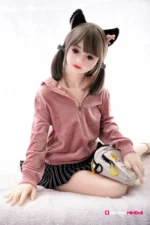 130cm / 4ft2 Flat Chested Mini Sex Doll – Merle - Image 6