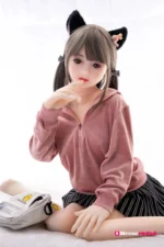130cm / 4ft2 Flat Chested Mini Sex Doll – Merle - Image 7