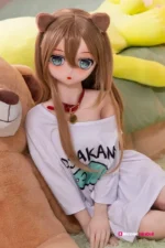 140cm / 4ft7 Anime Petite Sex Doll with PVC Head – Nanami - Image 5