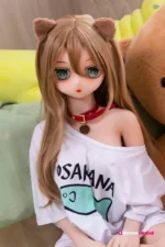 140cm / 4ft7 Anime Petite Sex Doll with PVC Head – Nanami