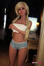 140cm / 4ft7 Blonde Realistic Petite Sex Doll – Victoria - Image 7