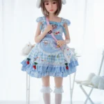 100cm / 3ft3 Flat Chested Silicone Mini Sex Doll – Noelle