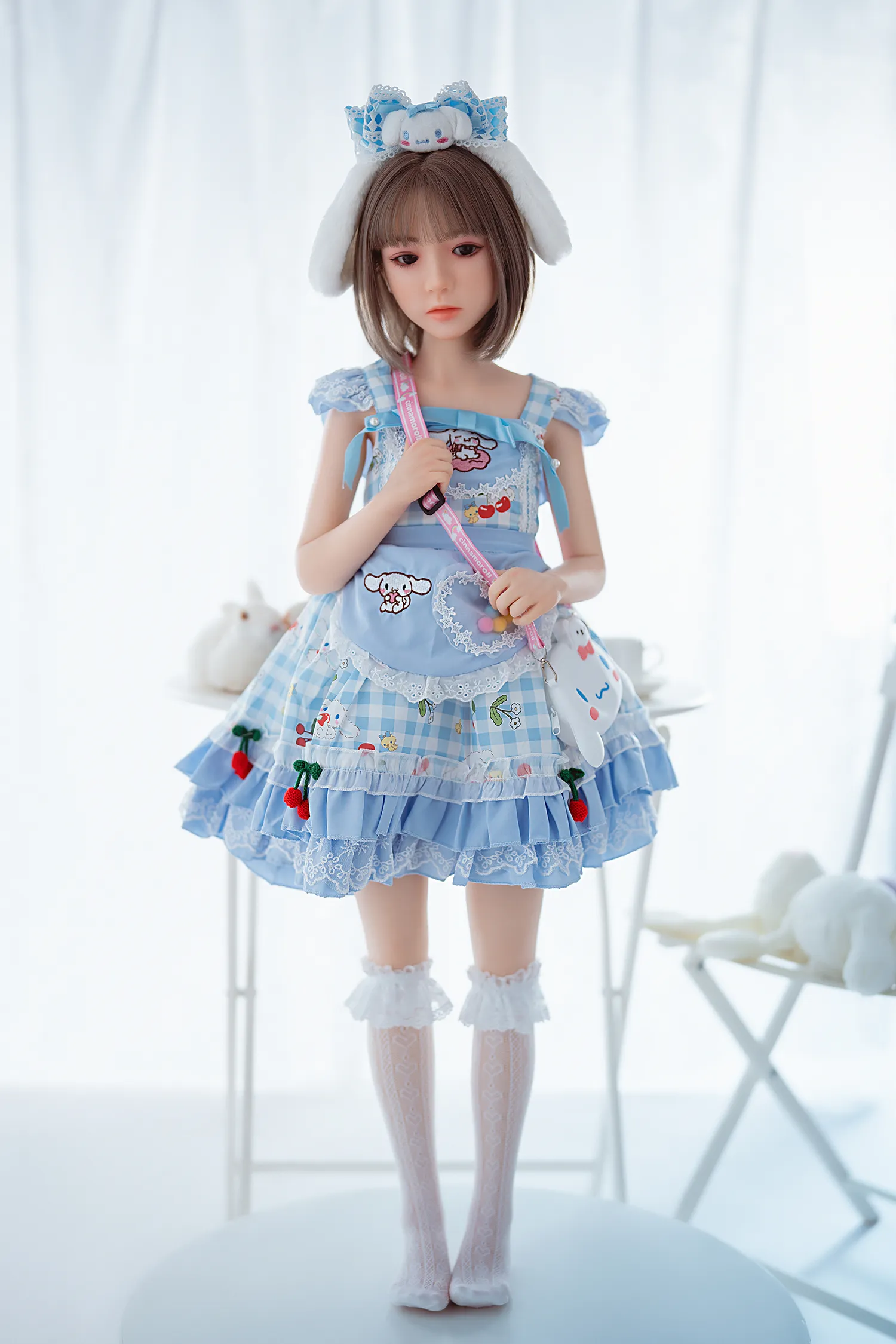 100cm 3ft3 Flat Chested Silicone Mini Sex Doll – Noelle (1) 100cm / 3ft3 Flat Chested Silicone Mini Sex Doll – Noelle - Image 1