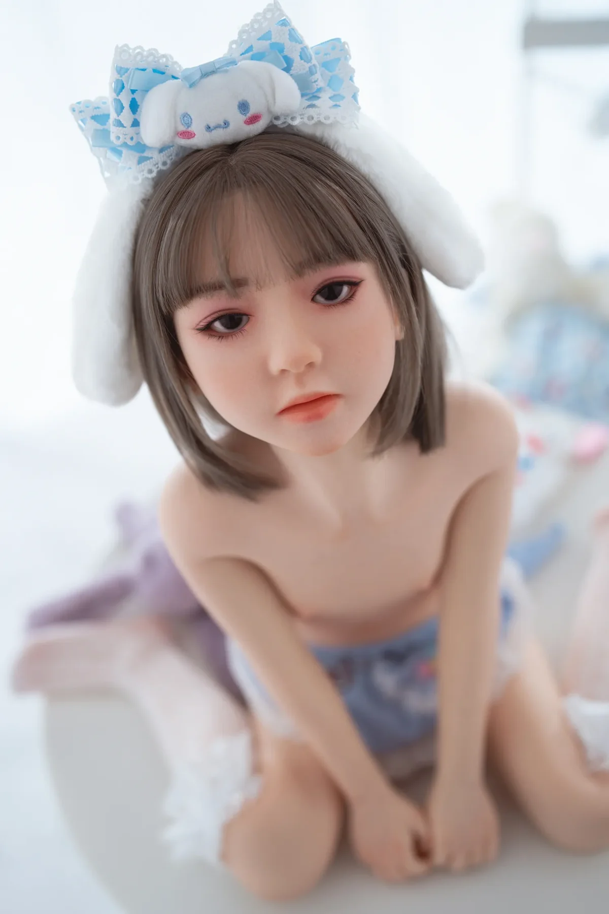 100cm / 3ft3 Flat Chested Silicone Mini Sex Doll – Noelle - Image 14