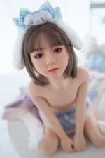 100cm / 3ft3 Flat Chested Silicone Mini Sex Doll – Noelle - Image 14
