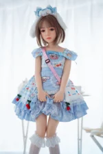 100cm / 3ft3 Flat Chested Silicone Mini Sex Doll – Noelle - Image 3