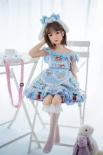 100cm / 3ft3 Flat Chested Silicone Mini Sex Doll – Noelle - Image 8