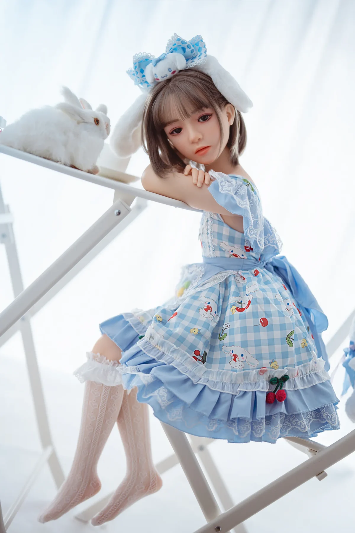 100cm / 3ft3 Flat Chested Silicone Mini Sex Doll – Noelle - Image 9