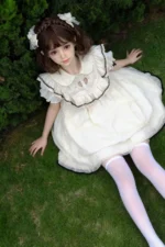 108cm / 3ft5 Flat Chested Mini Sex Doll – Aeris - Image 12