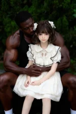 108cm / 3ft5 Flat Chested Mini Sex Doll – Aeris - Image 13