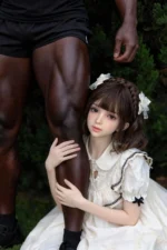 108cm / 3ft5 Flat Chested Mini Sex Doll – Aeris - Image 7
