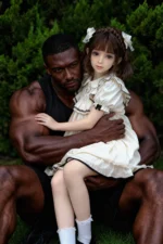 108cm / 3ft5 Flat Chested Mini Sex Doll – Aeris - Image 8