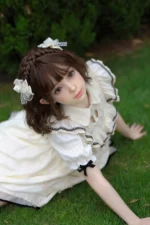 108cm / 3ft5 Flat Chested Mini Sex Doll – Aeris - Image 9
