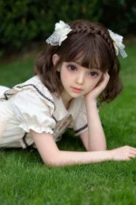 108cm / 3ft5 Flat Chested Mini Sex Doll – Aeris - Image 10